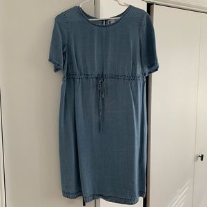 Maternity HM MAMA chambray dress sz S